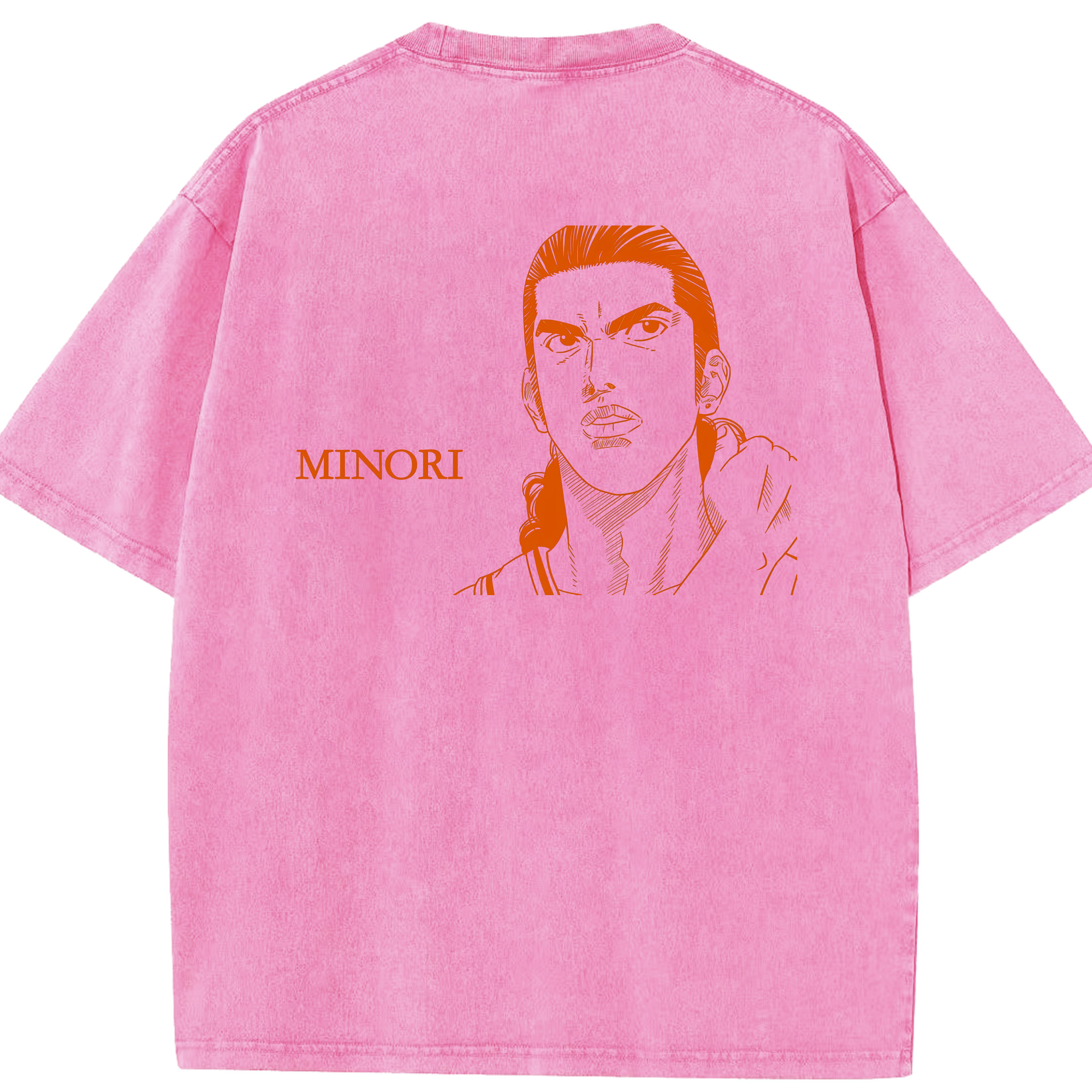 （画像用） SLAM DUNK／スラムダンク 綿100% ヴィンテージ風 半袖Tシャツ（背面プリント）